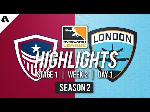 Washington Justice vs London Spitfire | Overwatch League S2 Highlights - Stage 1 Week 2 Day 1