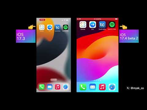 PWA support in the EU: iOS 17.3 vs iOS 17.4 beta 2 (side by side)