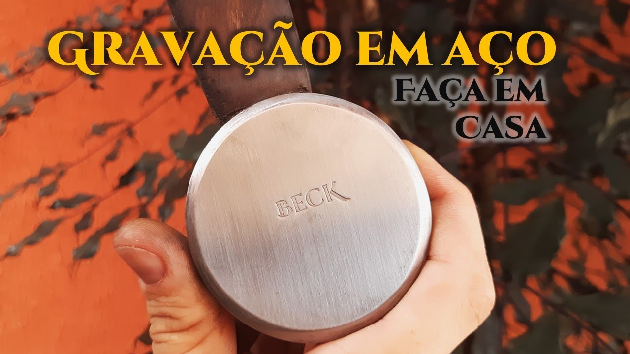 Watch Now Como gravar seu nome ou Logo no aço Como gravar seu nome ou Logo no aço