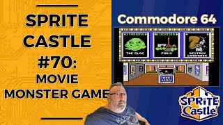 Godzilla vs. Mr. Meringue? Sprite Castle 70: Movie Monster Game (C64)