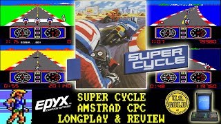 [AMSTRAD CPC] Super Cycle - Longplay & Review
