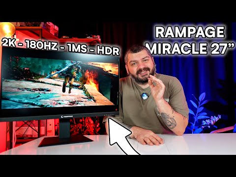 For Those Looking for a 180Hz QHD Monitor: Rampage MIRACLE MC27RQ180