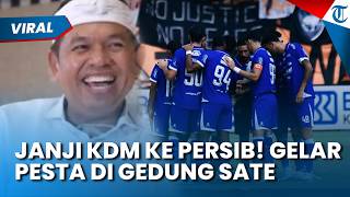 Janji Manis KDM ke Persib! Gedung Sate Siap Dibuka untuk Pesta Jika Maung Bandung Juara Lagi