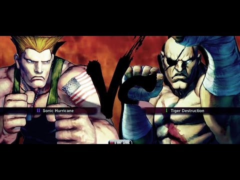 Nuckledu (Guile) Vs GeneralLuke (Sagat) First to 7 Set USF4 HD