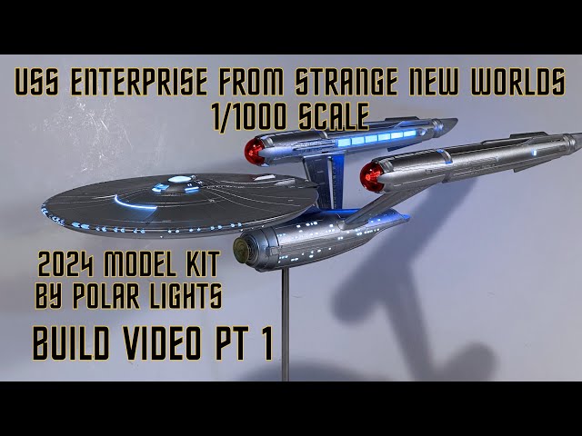 Vídeo relacionado con Polar Lights Star Trek Strange New Worlds U.S.S. Enterprise - Kit de modelo a escala 1:1000