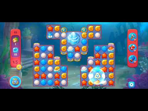 Fishdom Atlantis Cup Stage 63 (with full seashell) @choraelmin