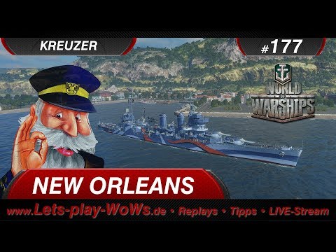 World of Warships Replay #177: New Orleans [ 145K ] deutsch