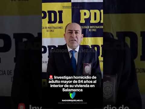 🚨 Investigan homicidio de adulto mayor de 84 años al interior de su vivienda en Salamanca #shorts