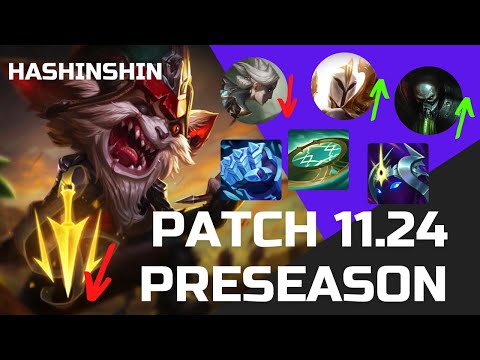 ANGRILY reviewing patch 11.24 | CAN RIOT FIX THE PRESEASON? | league of legends patch notes