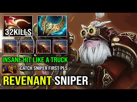 BRUTAL Revenant's Brooch Sniper OP Hit Like a Truck 1v5 Hard Carry Deleted Anyone Dota 2