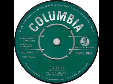 UK New Entry 1962 (192) Cliff Richard & The Shadows - It'll Be Me
