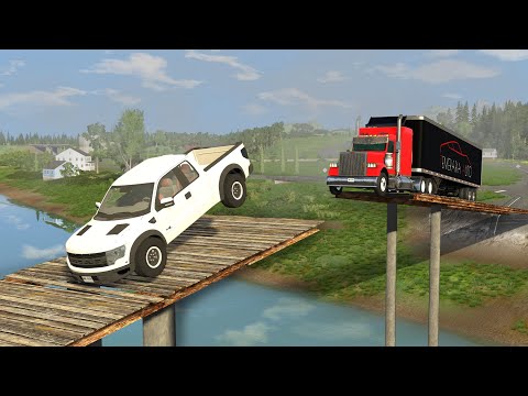 Cars vs Broken Bridge - BeamNG Drive - 🔥 ULTIMATE Edition Compilation 3