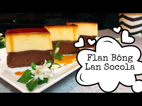 Flan Bông Lan Socola #46 | Gato Flan | Flan de Gateaux de Chocolate | KA & CO Kitchen