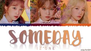 Download lagu IZ*ONE (아이즈원) - 'SOMEDAY' (언젠가 우리의 밤도 지나가겠죠) Lyrics [Color Coded_Han_Rom_Eng] mp3