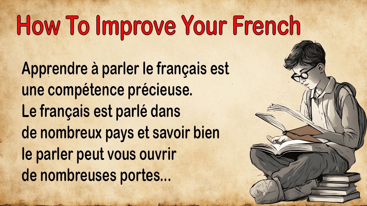 How To Improve Your French || French Story for Beginners (A1-A2) || Graded Reader