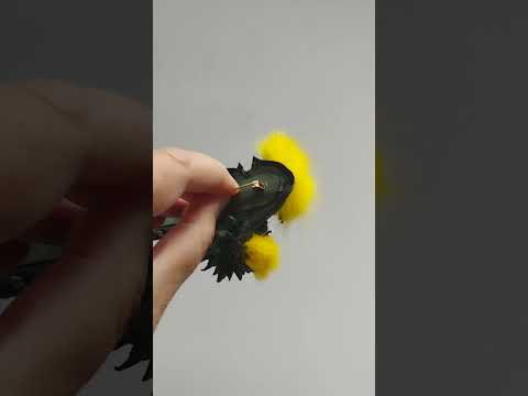 фото брошь жёлтый одуванчик из нат. кожи и меха 0