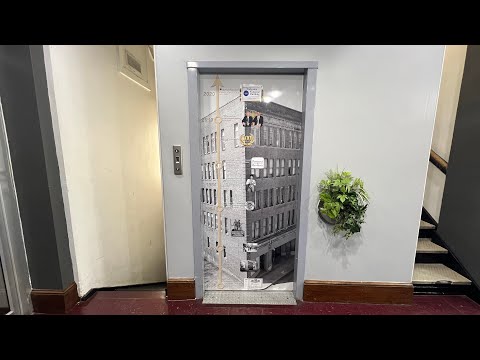 Epic Startup! Vintage OTIS Black Button Traction Elevator - Fairmont Building - Fairmont, WV