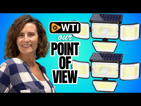 CHARKEE Solar Lights Outdoor 278LED 3000LM High Brightness with Motion Sensor - WTI product video review