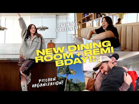 New Dining Room, Giving Remi Her Birthday Present, and More !!!