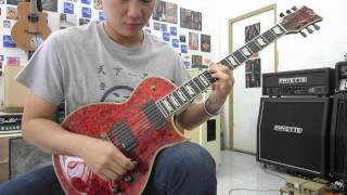 Video thumbnail for อ.โอ๋ ลองกีตาร์ ESP Eclipse II Volcano Red Electric Guitar by chatreeo