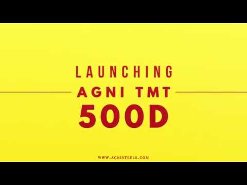 Agni steels product launch video for fe 500d tmt bars