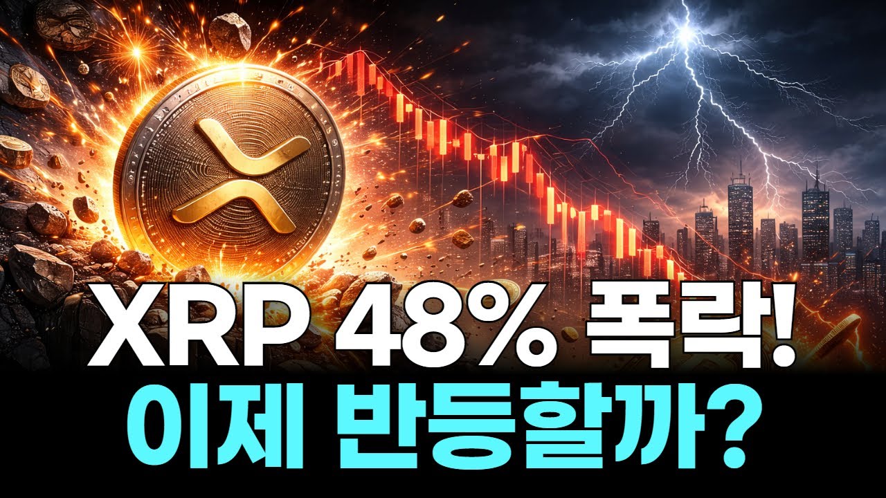 XRP 48% 폭락! 이제 반등할까?