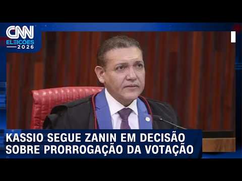 Kassio segue Zanin e diz que urnas que não foram fechadas devem seguir votação | CNN ELEIÇÕES