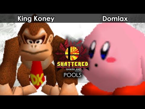 Smash 64: SMT | King Koney (Donkey Kong) V SMT | Domlax (Kirby) - Shattered 122 Tournament SSB64