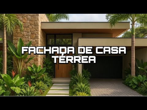 Beautiful single-story house facades | Tips for modern and contemporary house facades
