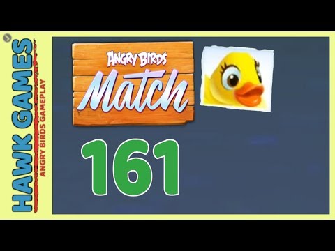 Angry Birds Match ⭐ Level 161 - Walkthrough, No Boosters