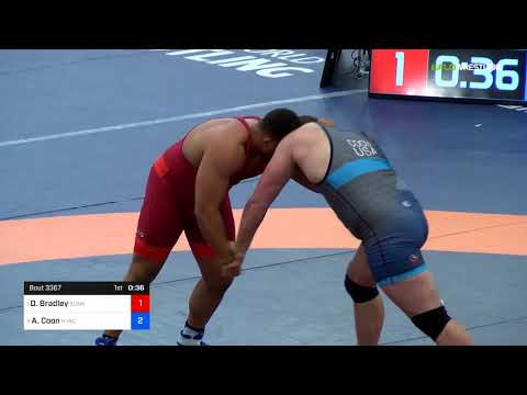 2018 Marine Corps US Open/Senior Men's Freestyle 125 Semis - Dominique Bradley (Sunk) Vs. Adam Coo