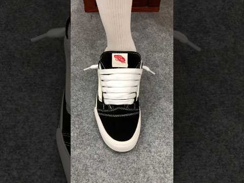 How to lace Vans Knu Skool(Best)#sneakers #shoes #vans #vansknuskool