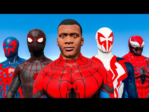 TENTANDO SOBREVIVER COM OS HOMEM ARANHA NO GTA 5