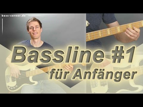 How to play bass for beginner - Bassline #1