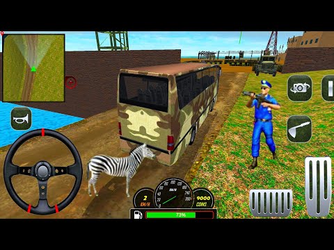 Army Bus Driving Fun – Military Coach Transporter #1 | Army Bus Driving Simulator