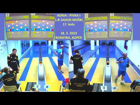 ADRIA:PIVKA I  1.B MOŠKI ZAHOD 17.kolo