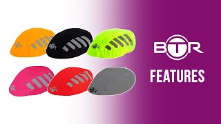BTR High Visibility Waterproof Helmet Cover - Keep your Head Dry!🚴🌧