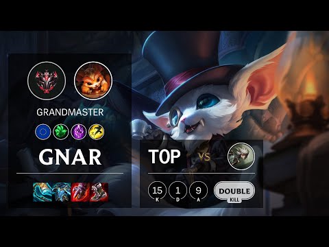 Gnar Top vs Camille - EUW Grandmaster Patch 11.7