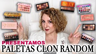Paletas clon random: HAUL  Maquillalia. Vamos a ver qué paletas clon tengo! #paletasclon