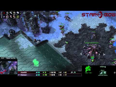 HideR (t) Vs Franscar (z) - Starbow game!