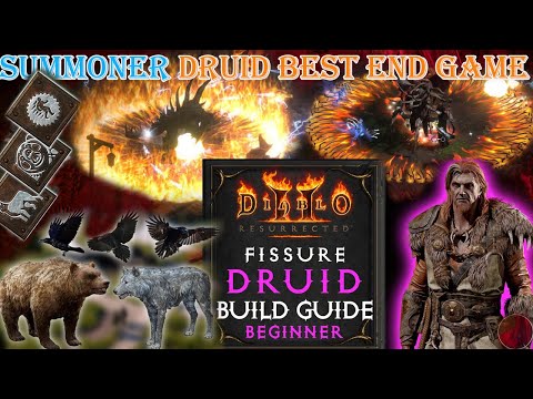 Summoner Druid Build End-Game in Diablo 2 Resurrected(Uber Tristram/Farming/Cow Level/Diablo Clone)