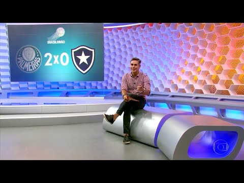 Palmeiras 2x0 Botafogo - Matéria Globo Esporte - 23/08/2018