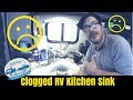 Oh No! Our RV Kitchen Sink is Clogged! Full Time RV Living in a Travel Trailer Oh No! Our RV Kitchen Sink is Clogged! Full Time RV Living in a Travel Trailer