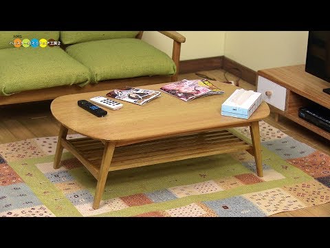 DIY Miniature Living Table　ミニチュアリビングテーブル作り Video
