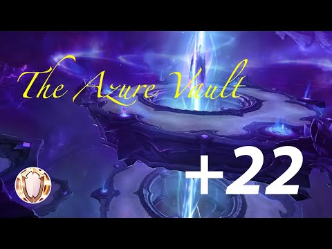 The Azure Vault +22 | Fortified | Dragonflight Season 1 M+ | Disc Priest PoV