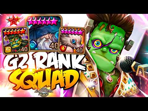 G2 Rank with Water Gandalf, Fire Inosuke Hashibira and Crane - Summoners War