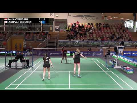 Match Point - Rahma / Wardana vs Lado / Van Leeuwen - WD, SF - Luxembourg Open 2022