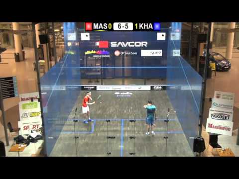 Savcor FO 2016 R1 Asim Khan PAK - Bradley Masters ENG