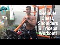 3-Minute Chest, Shoulders, Triceps Workout | BJ Gaddour Men's Health Muscle Gain