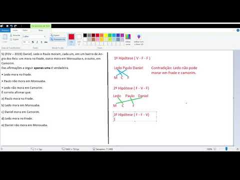 (FGV – 2019) Daniel, Ledo e Paulo moram, cada um, em um bairro de Angra dos Reis: um mora no Frade..